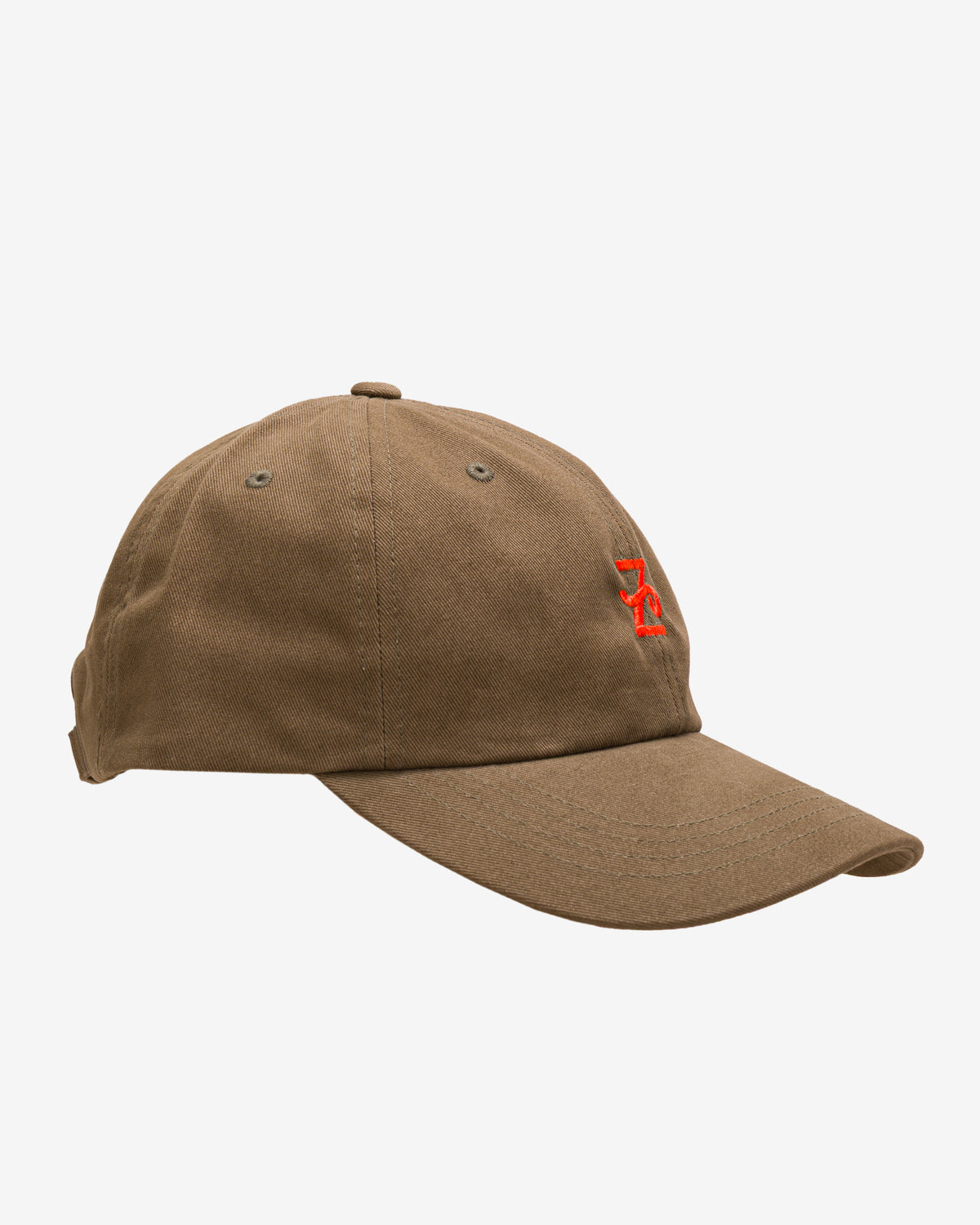 Side view of the Flying Z Ball Cap showing the crown and brim
