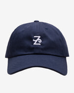 Navy Flying Z Ball Cap by Zephan Parker, embroidered Flying Z mark, made in Houston, Texas