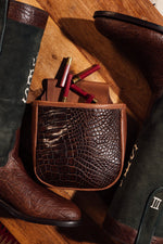 The Cuero Alligator Large Shell Bag