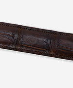 Tapered American Alligator Belt