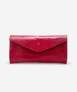 Zephan Parker Catalina Women's Clutch in red American alligator leather