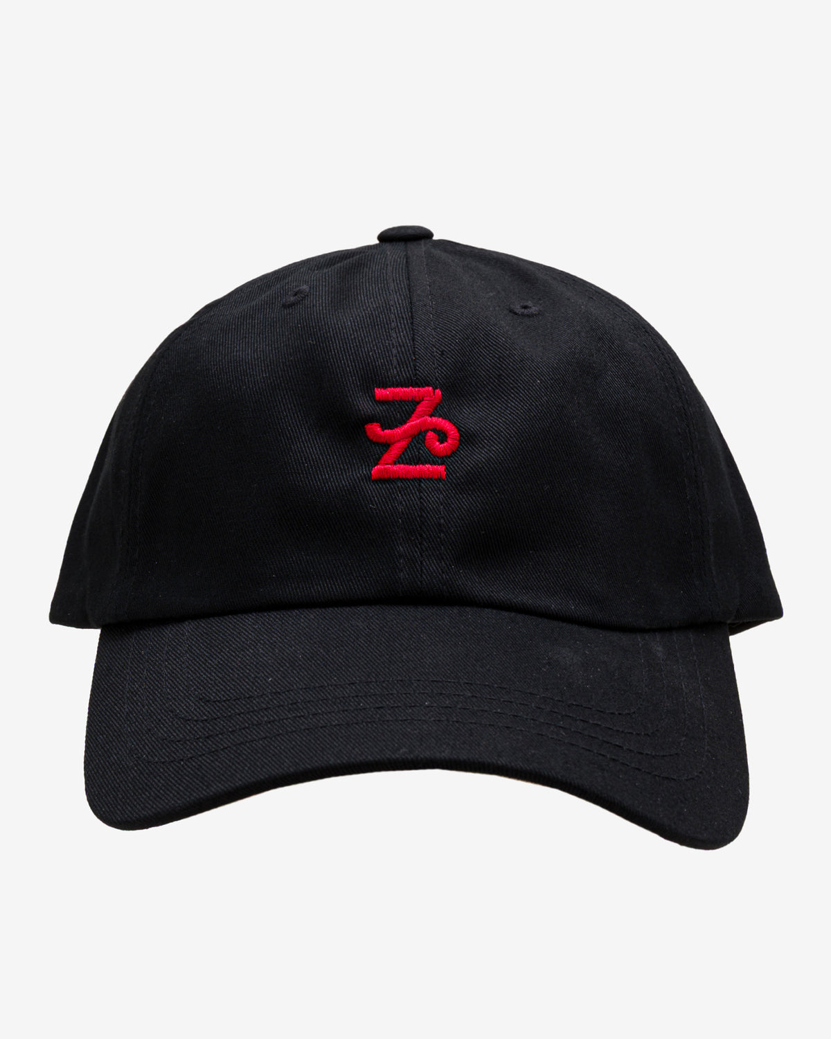 Black Flying Z Ball Cap by Zephan Parker, embroidered Flying Z mark, made in Houston, Texas
