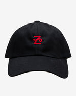 Black Flying Z Ball Cap by Zephan Parker, embroidered Flying Z mark, made in Houston, Texas