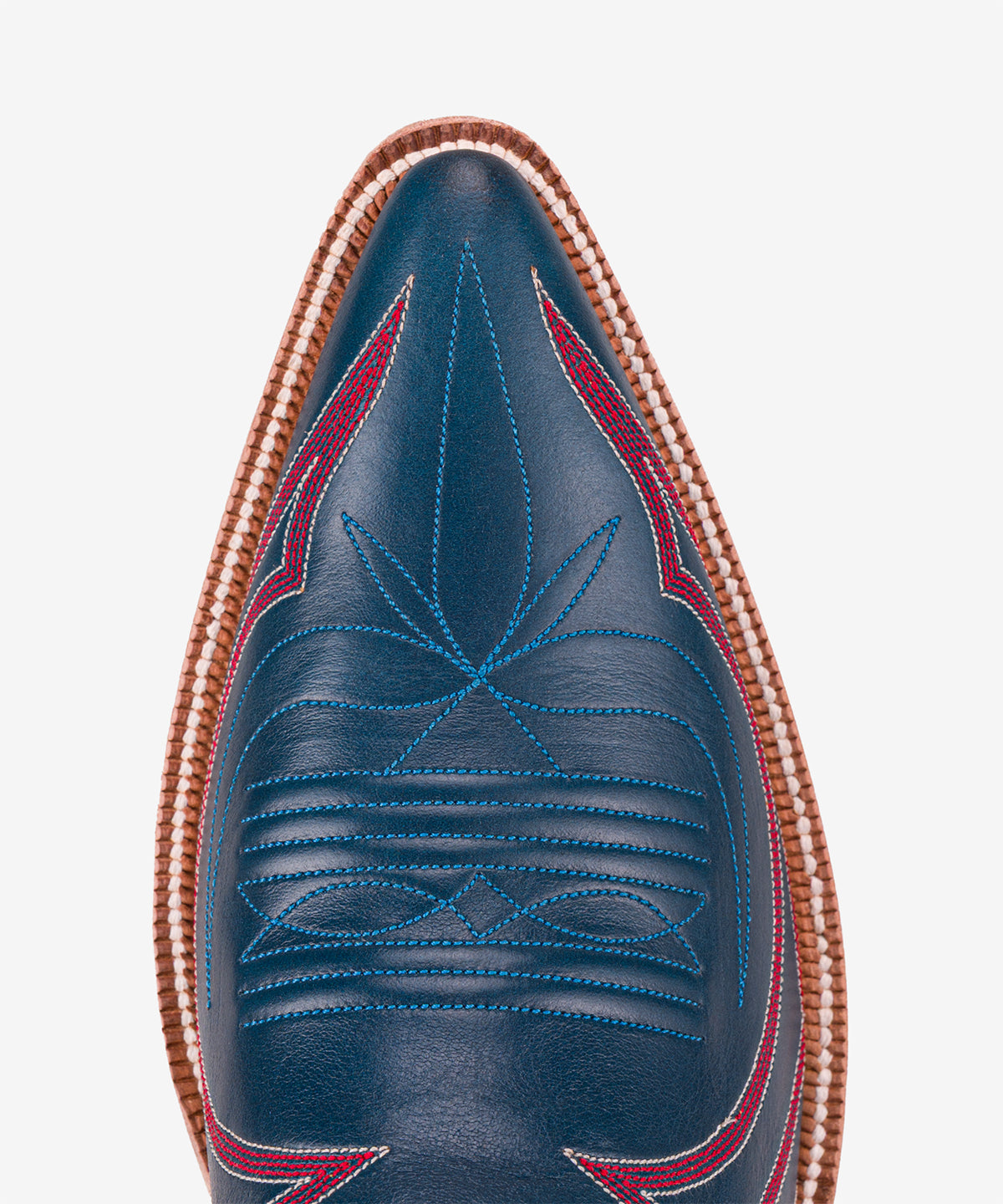 Snip toe of the Ray Jones Boot, handmade in Houston, Texas